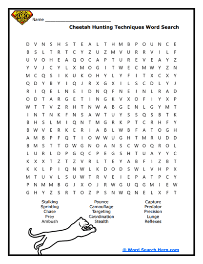 Hunting Masters Word Search