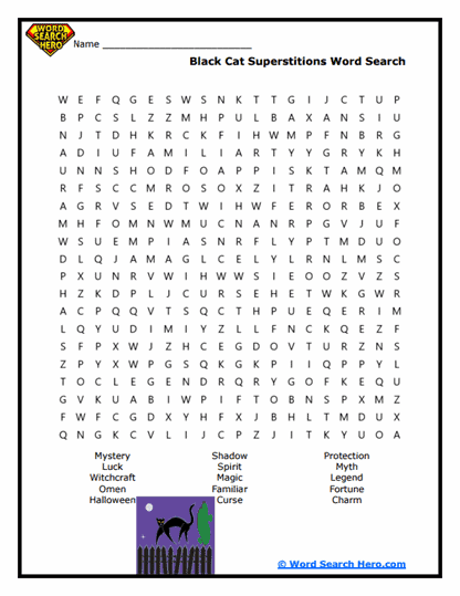 Lucky Legends Word Search