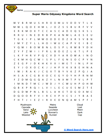 Kingdom Quest Word Search