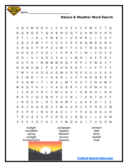 Talk Time Word Search