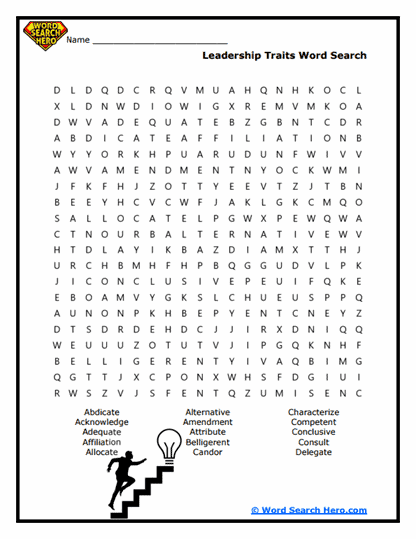 Visionary Leadership Word Search