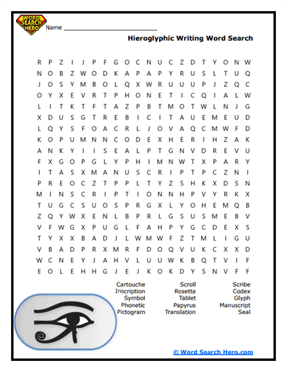Symbol Secrets Word Search