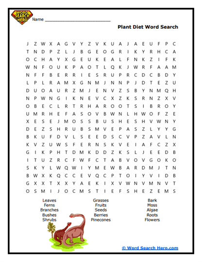 Plant Munchers Word Search