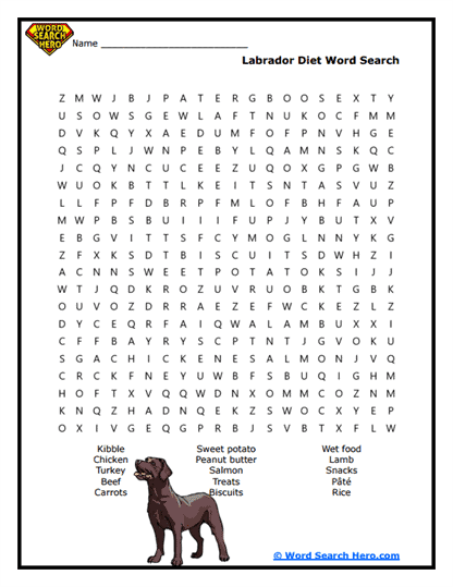 Tasty Treats Word Search