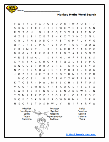 Tree Hopper Legends Word Search