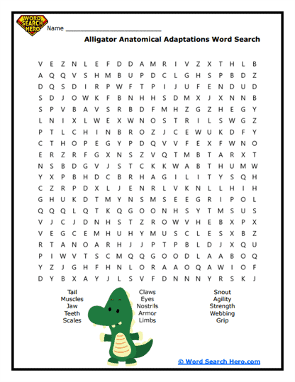 Survival Tools Word Search