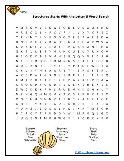 Structure Search Word Search