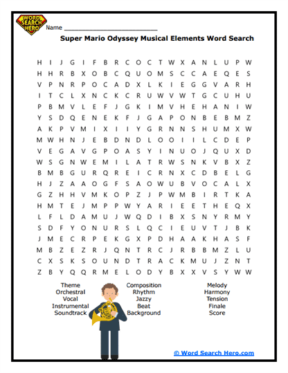 Musical Journey Word Search