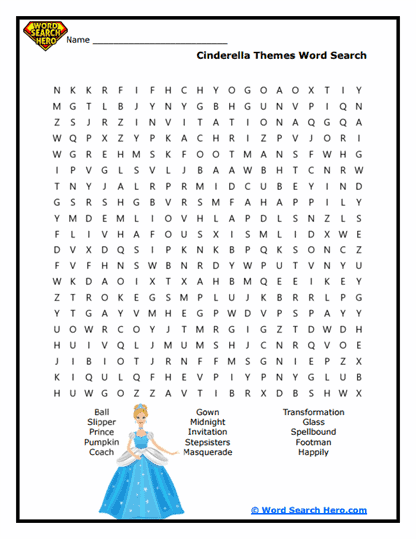 Fairy Godmother Word Searches