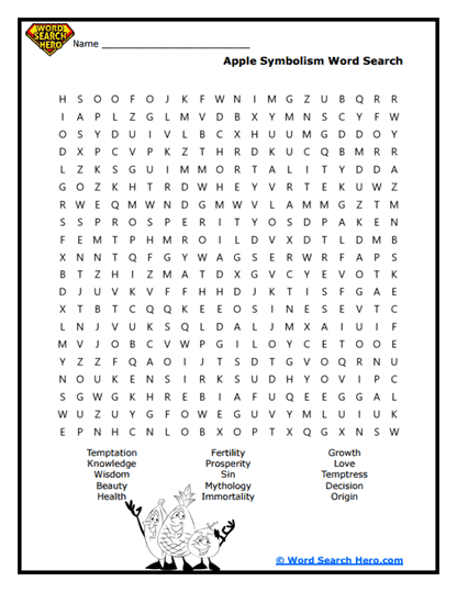 Apple Myths Word Search