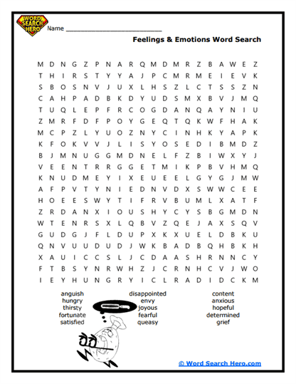 Literary Land Word Search