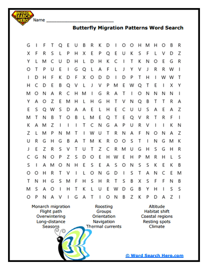 Dewdrop Drifter Word Search