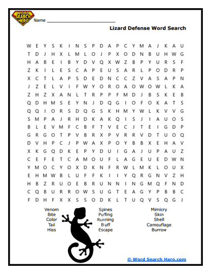 Dune Dasher Defenses Word Search