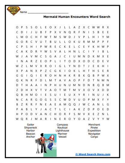 Maritime Encounters Word Search