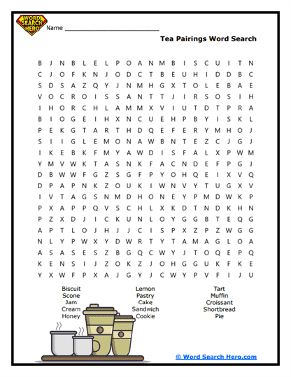 Perfect Pairings Word Search