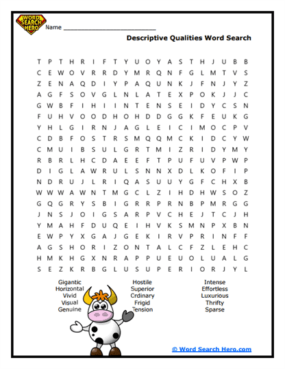 Nature Quest Word Search