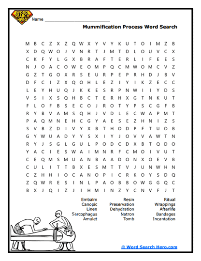 Eternal Rest Word Search