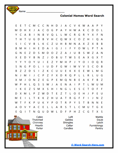 Home Builder Word Search
