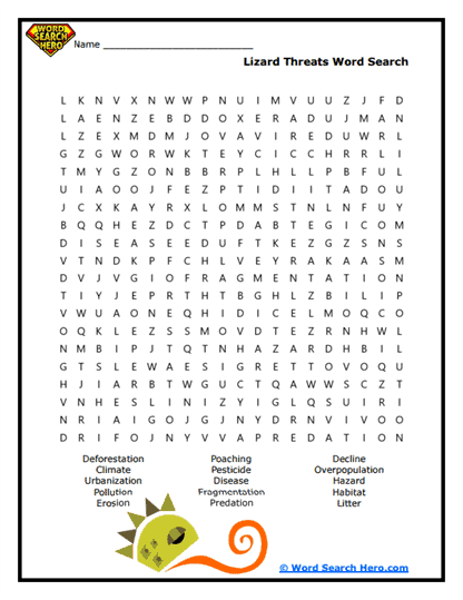 Tail Whips Word Search