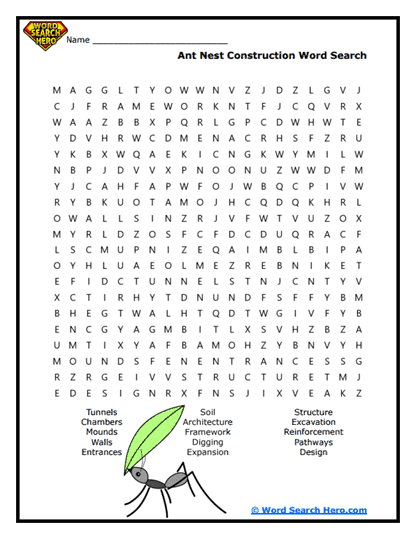 Mighty Mite Builders Word Search