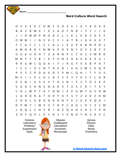 Brainy Bunch Word Search