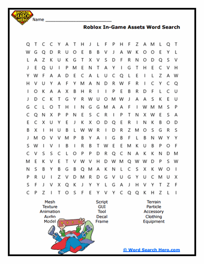 Asset Hunt Word Search