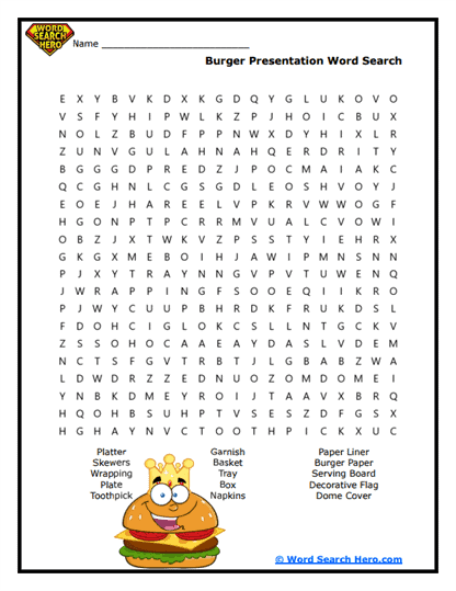 Plated Perfection Word Search