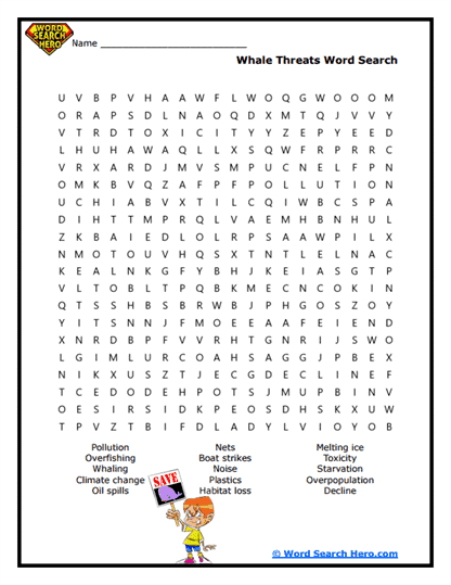 Depth Dweller Dangers Word Search