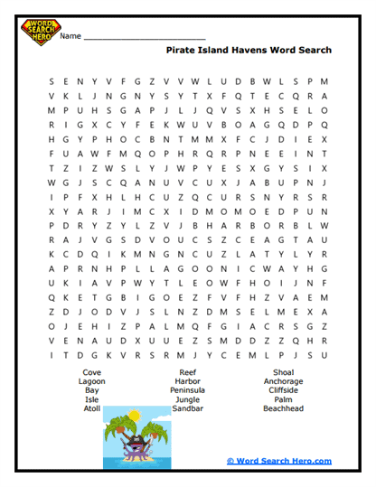 Shipboard Life Word Search