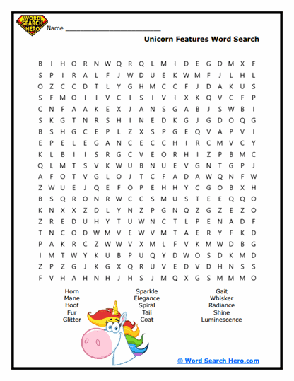 Mythical Foes Word Search