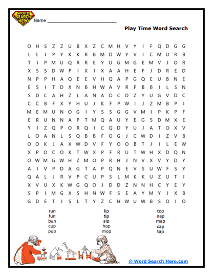 Playtime Fun Word Search