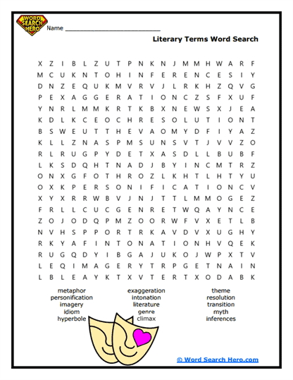 Feelings Finder Word Search