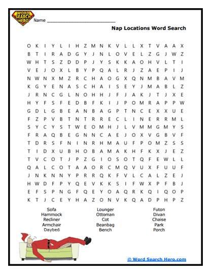 Catnap Word Searches