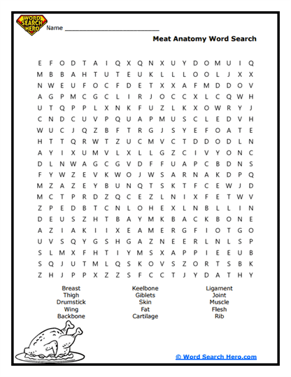 Meat Matters Word Search