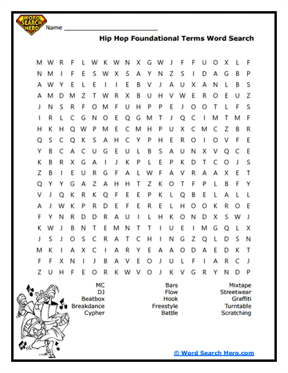Foundational Terms Word Search