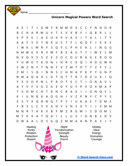 Symbolic Magic Word Search