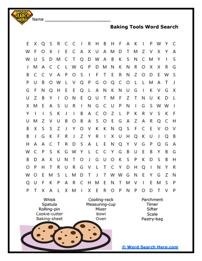 Tool Time Word Search