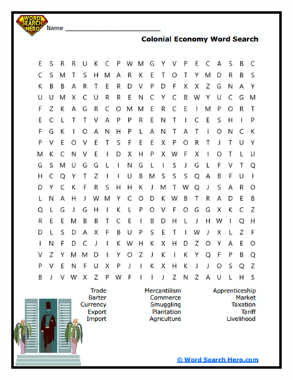 Economic Explorers Word Search