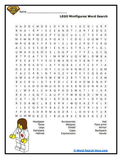 Mini Masters Word Search