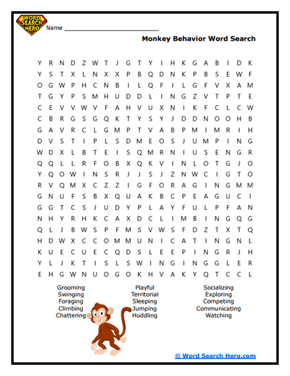 Banana Bandits Word Search