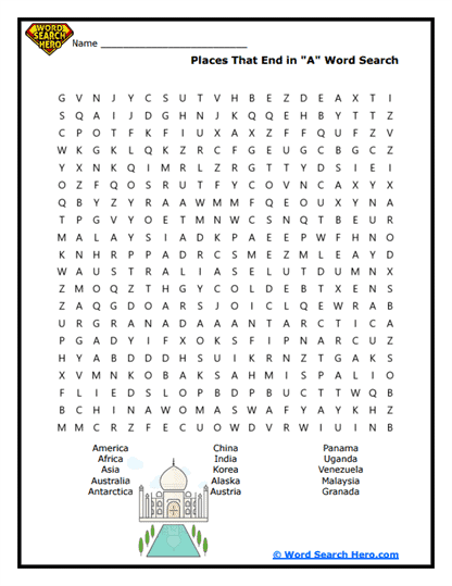 Global Explorer Word Search