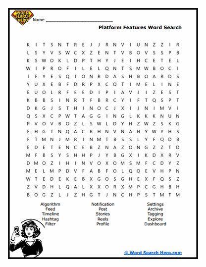 Digital Tools Word Search