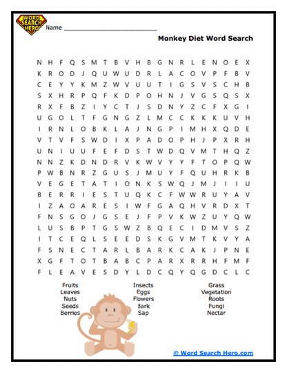 Banana Splits Word Search