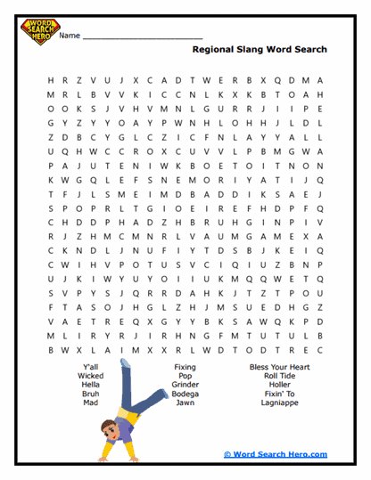 Local Lingo Word Search