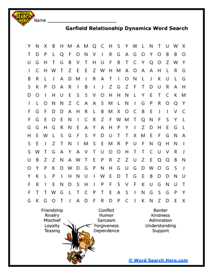 Furry Bonds Word Search