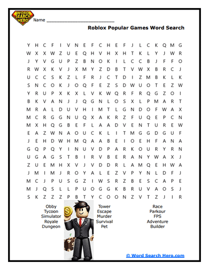 Game Explorer Word Search