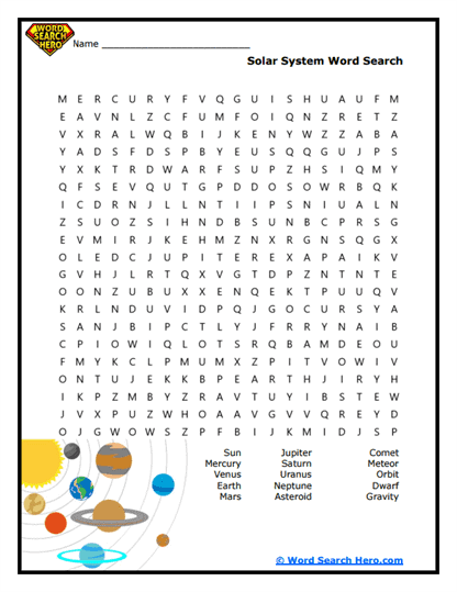 Stellar Search Word Search