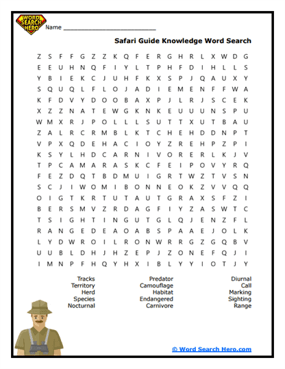 Guide Lingo Word Search