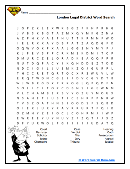 Court Clash Word Search