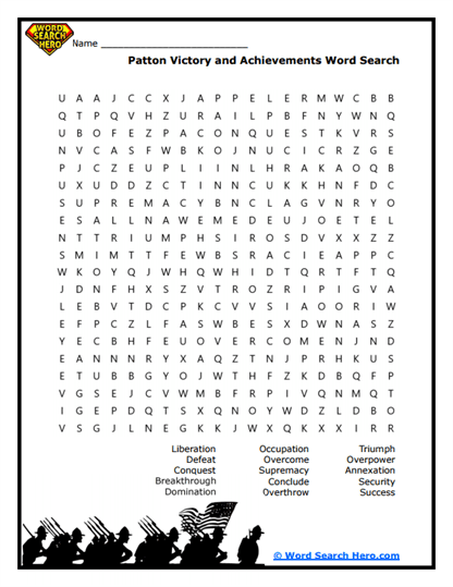 Victory Triumph Word Search